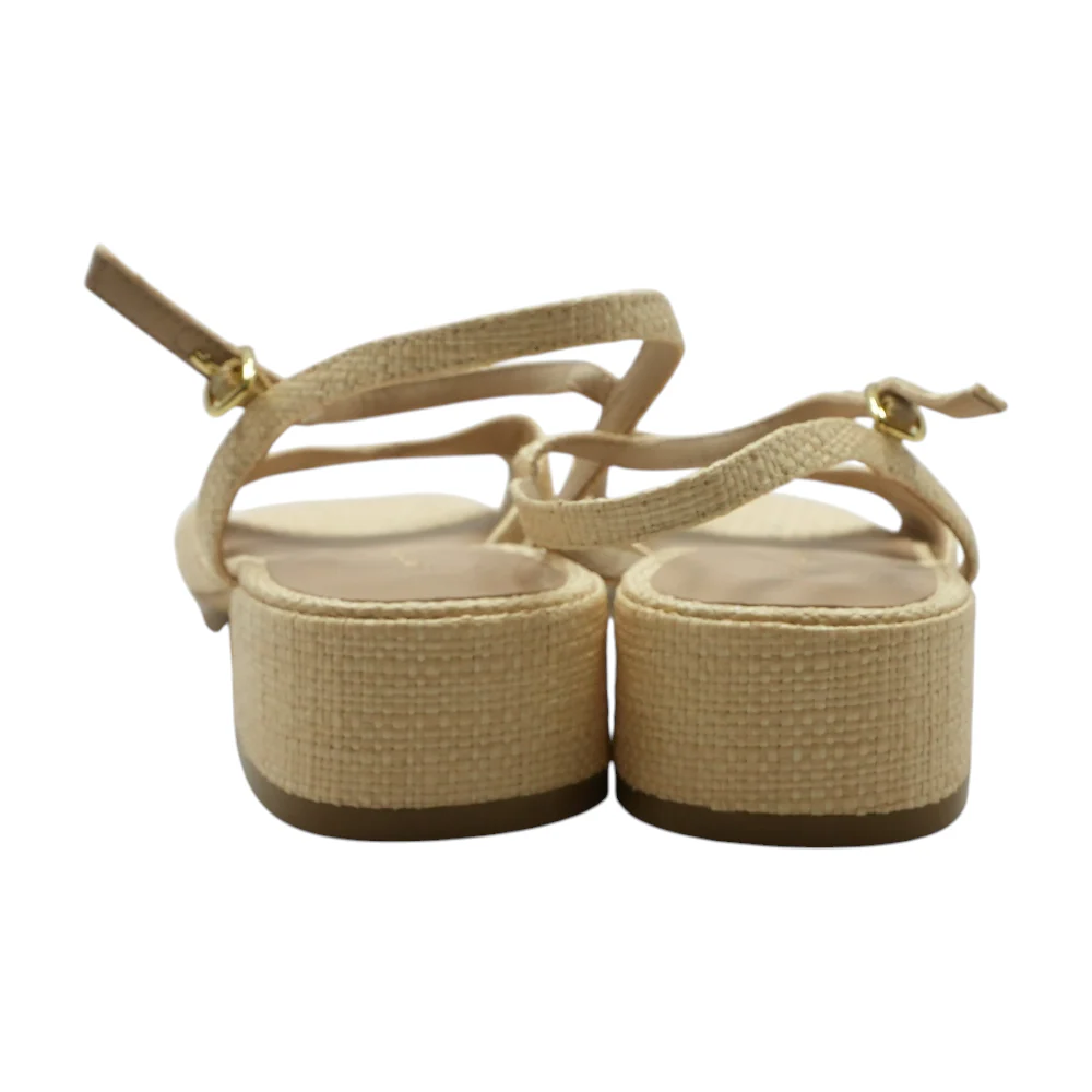 Tan Heeled Sandals - Image 2