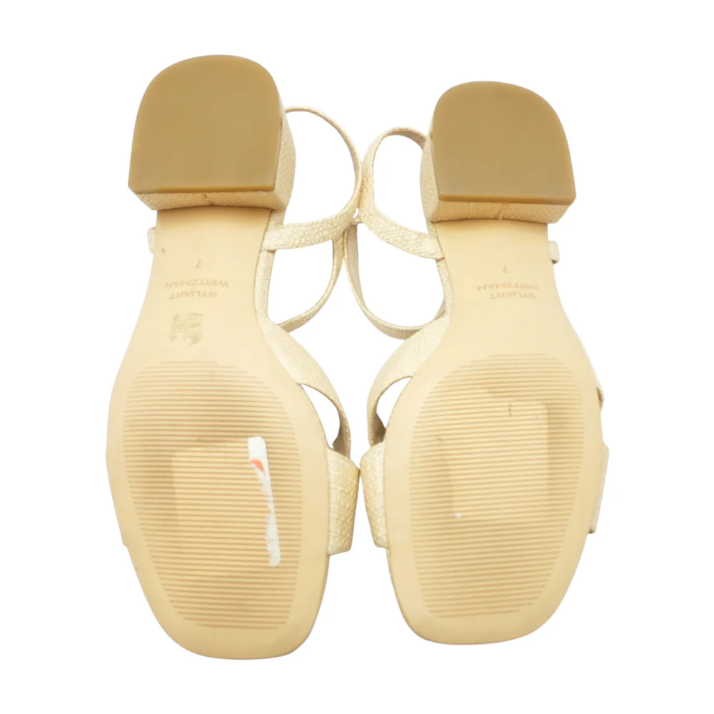 Tan Heeled Sandals - Image 3