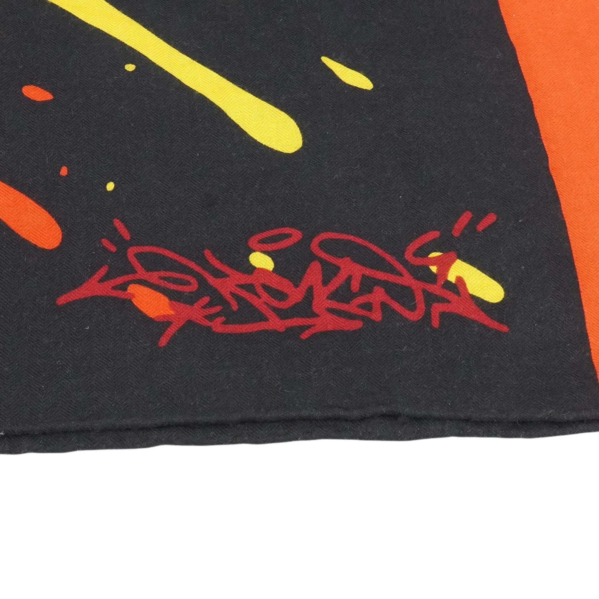 Graffiti Shawl/Scarf Hermes x Kongo 140 - Image 2