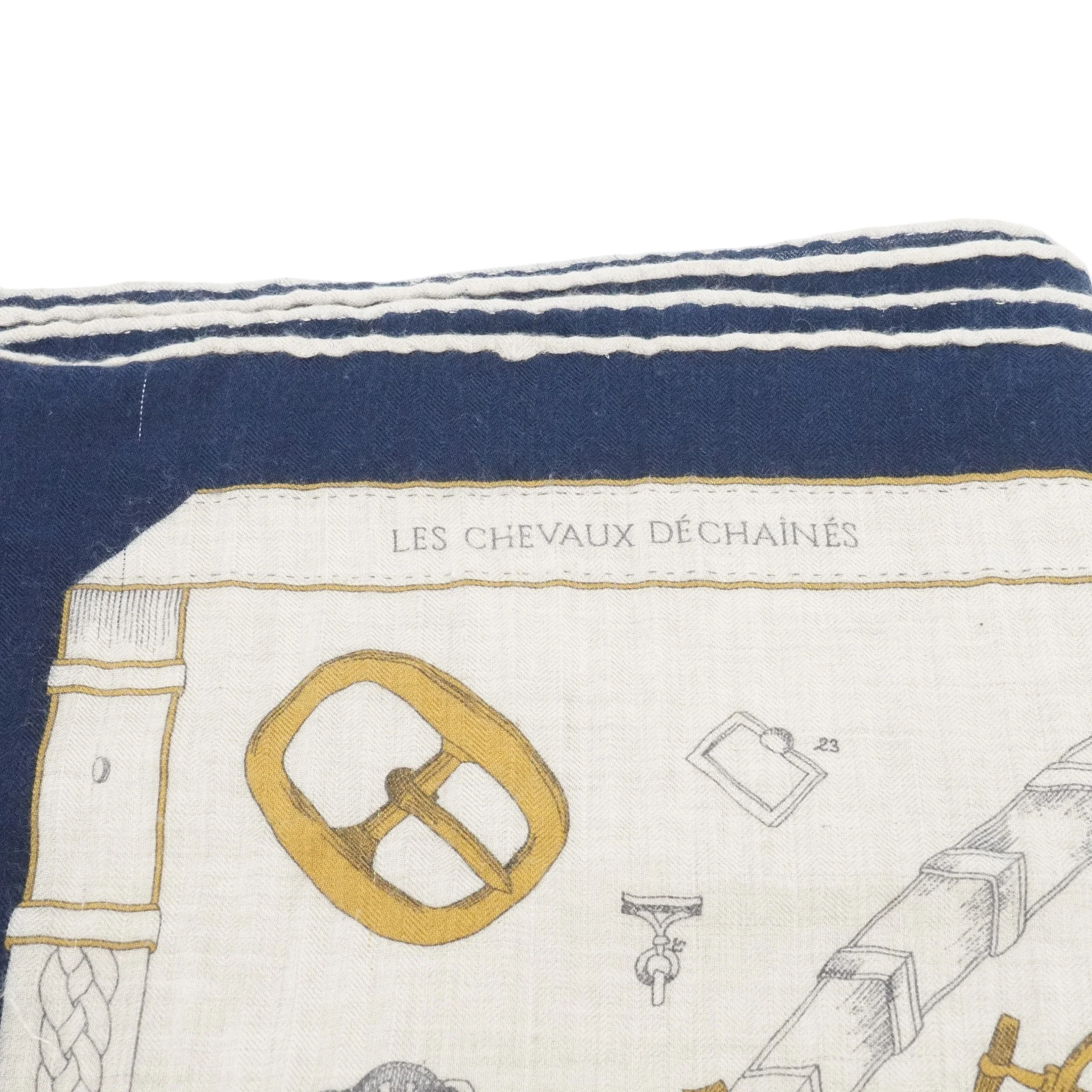 Hermes Les Chevaux Dechaines 140 Scarf - Image 3
