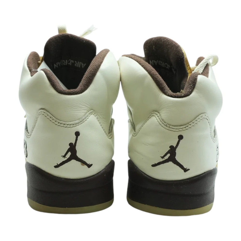 5 Retro Golden Ticket High-Top Athletic Shoes - Image 2