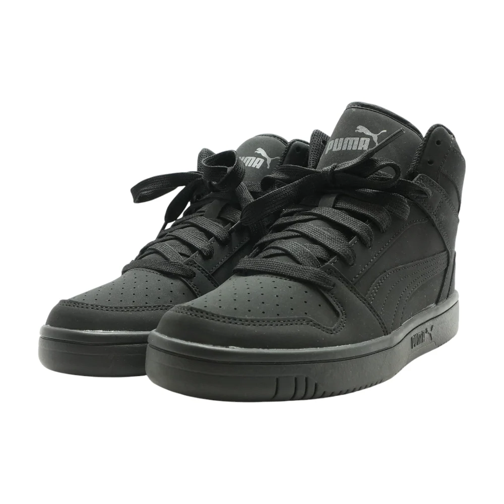 Rebound LayUp Nubuck 'Triple Black' High-Top Athletic Shoes