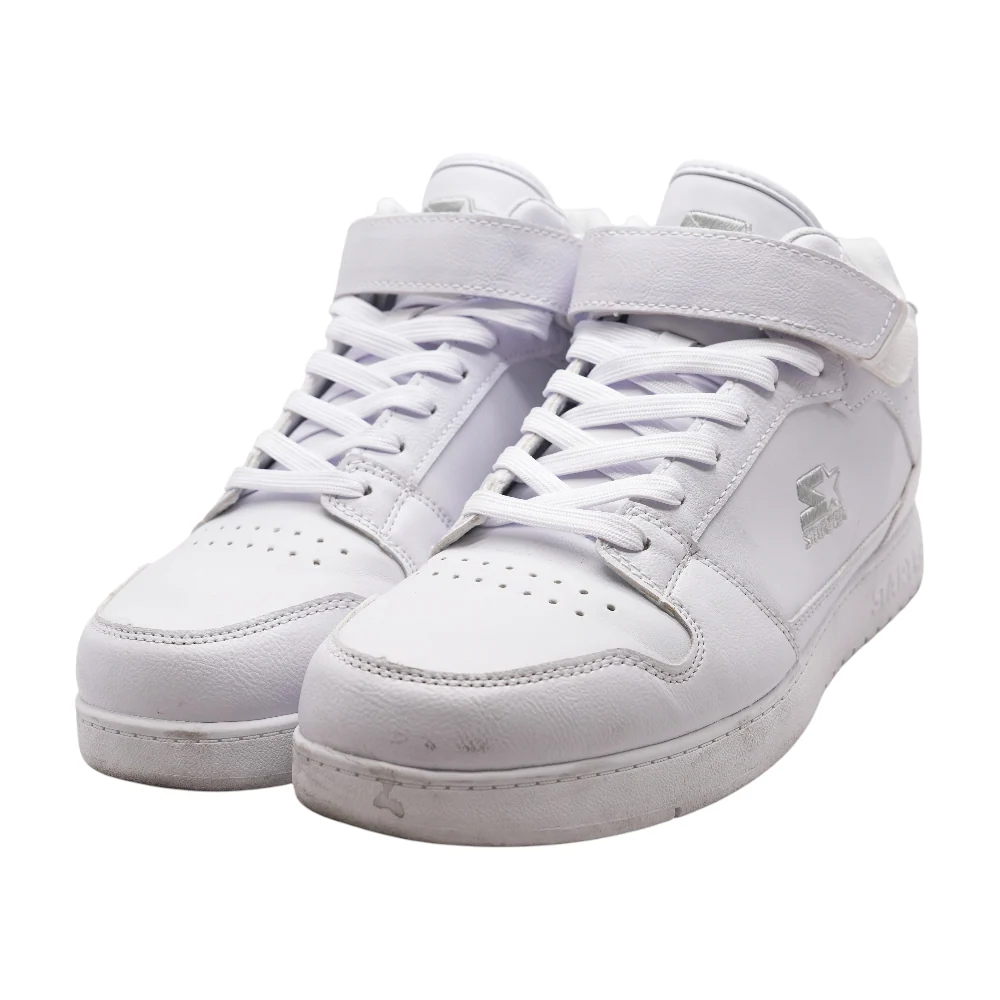 White High-Top Athletic Shoes