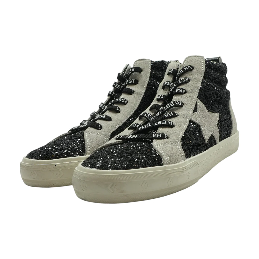 White High-Top Athletic Shoes