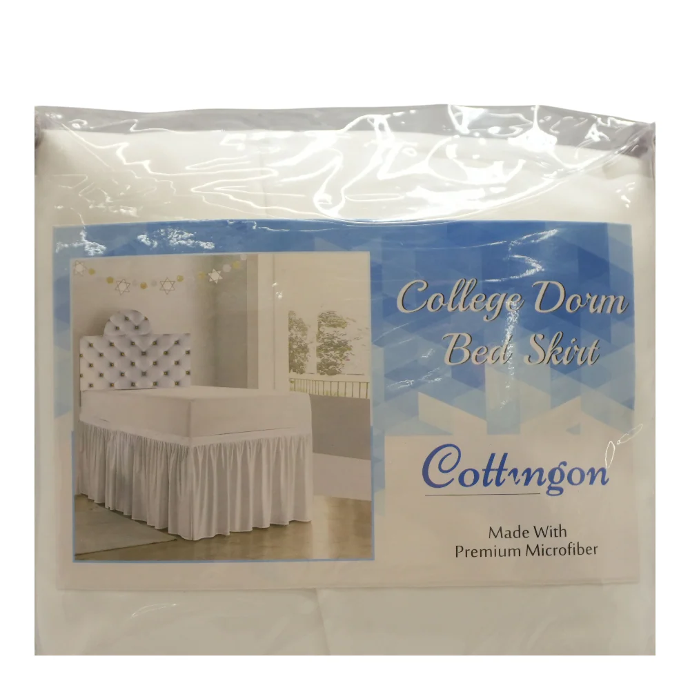 College Dorm Bed Skirt, Twin XL - Image 2