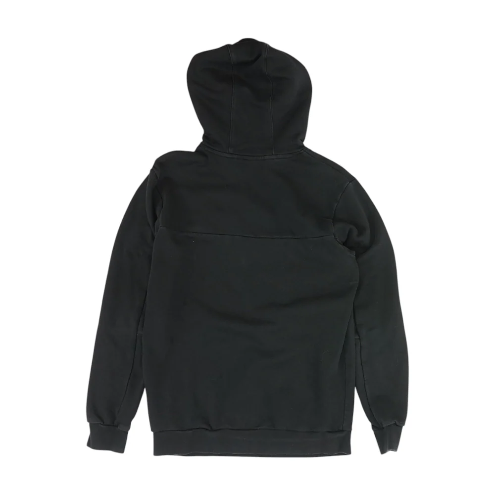 Black Solid Hoodie Pullover - Image 2