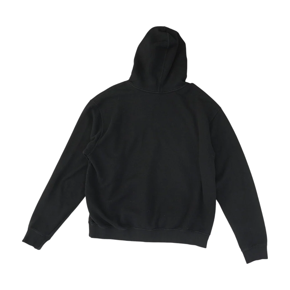 Black Solid Hoodie Pullover - Image 2