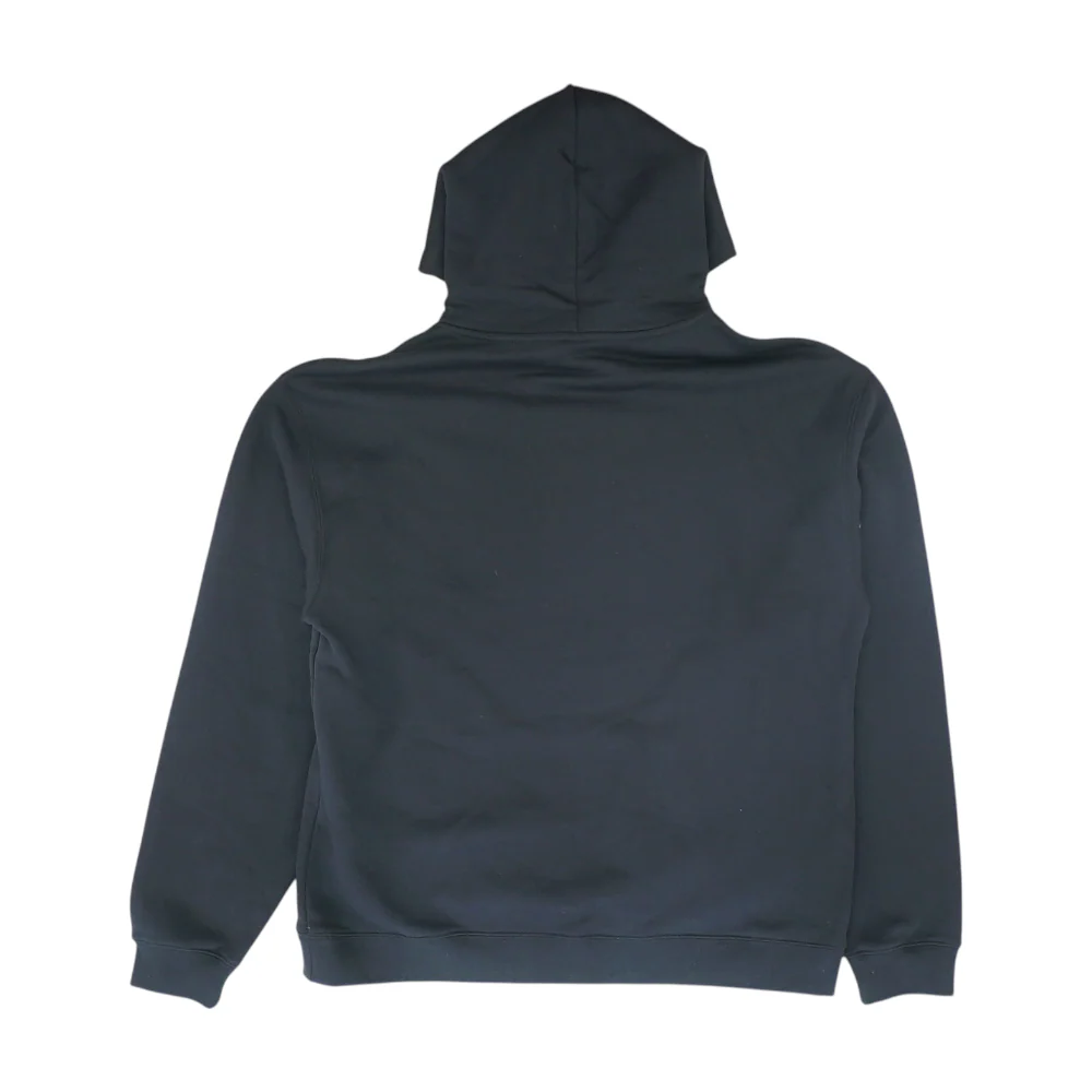 Black Solid Hoodie Pullover - Image 2