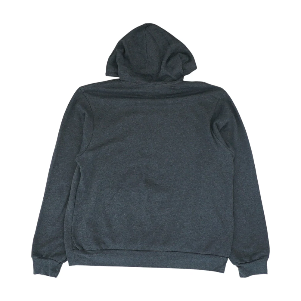 Gray Solid Hoodie Pullover - Image 2