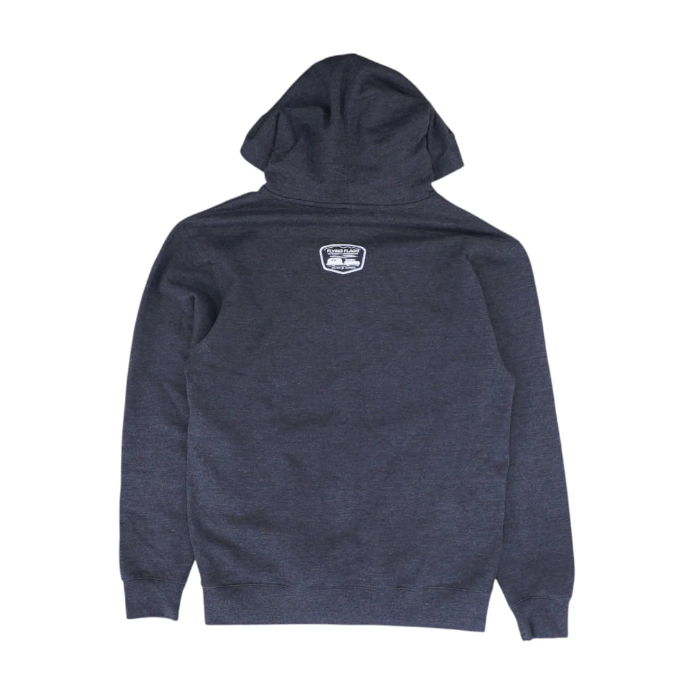 Gray Solid Hoodie Pullover - Image 2