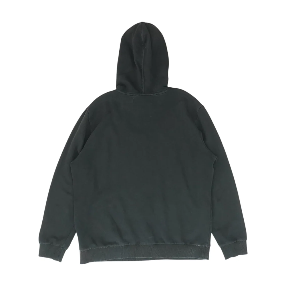 Black Color Block Hoodie Pullover - Image 2
