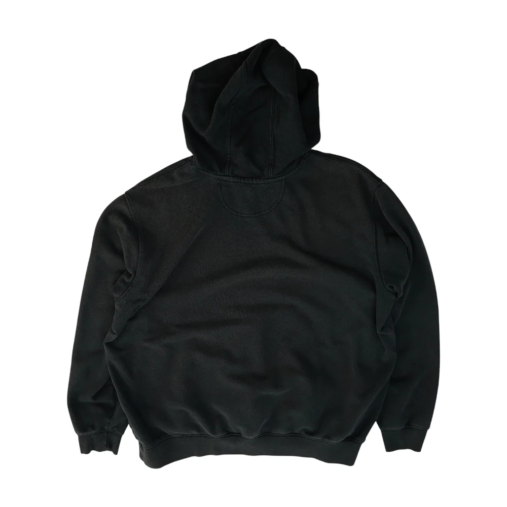 Black Solid Hoodie Pullover - Image 2