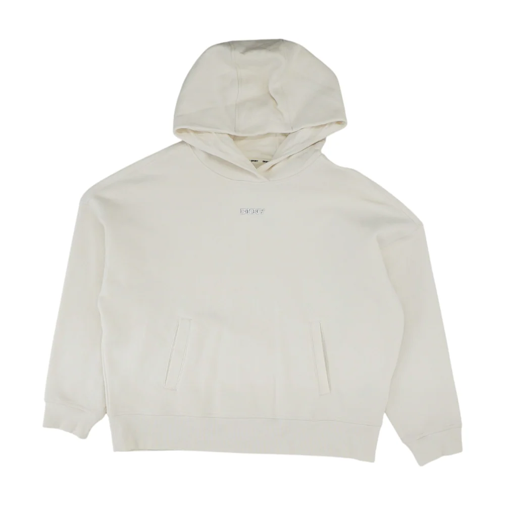 Cream Solid Hoodie Pullover
