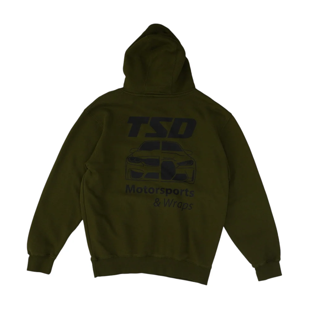 Green Solid Hoodie Pullover - Image 2