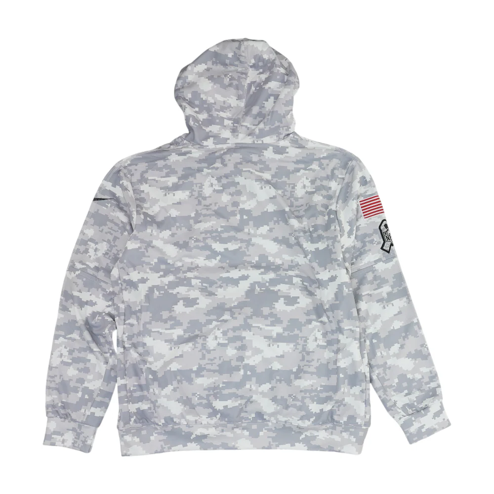 Gray Baltimore Ravens Camo Hoodie Pullover - Image 2