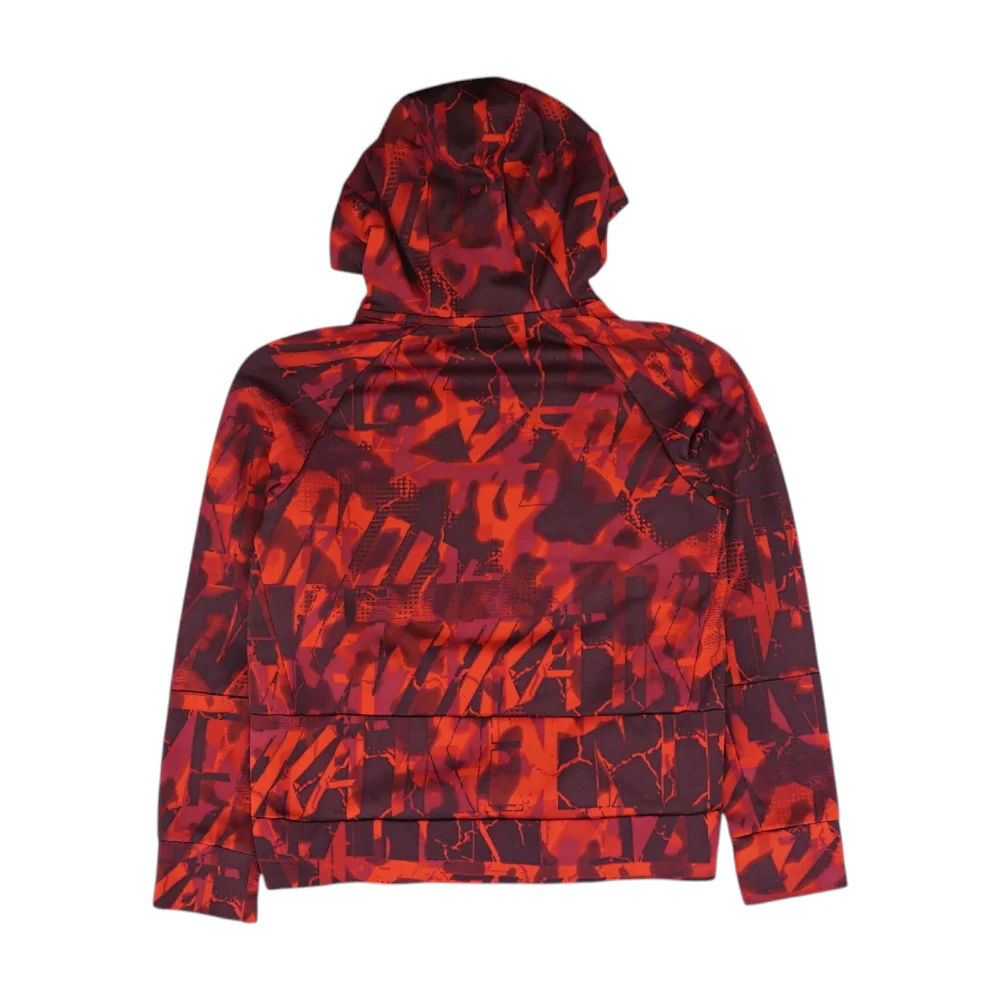 Red Graphic Hoodie Pullover - Image 2