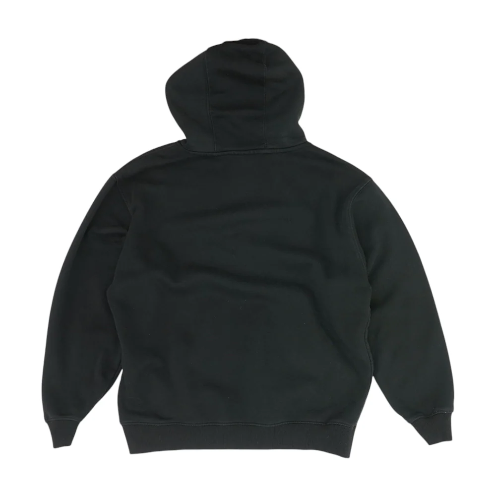Black Solid Hoodie Pullover - Image 2