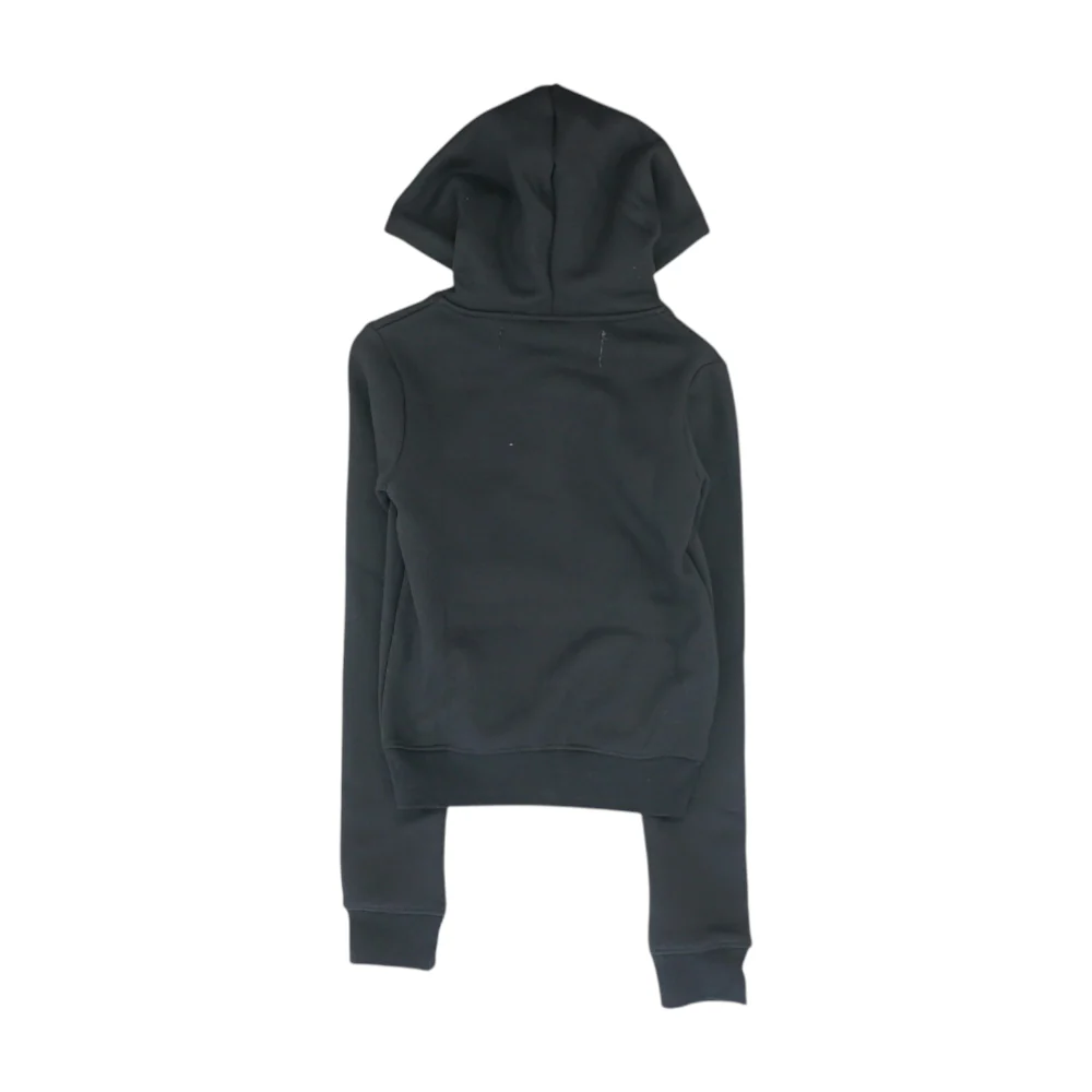 Black Solid Hoodie Pullover - Image 2