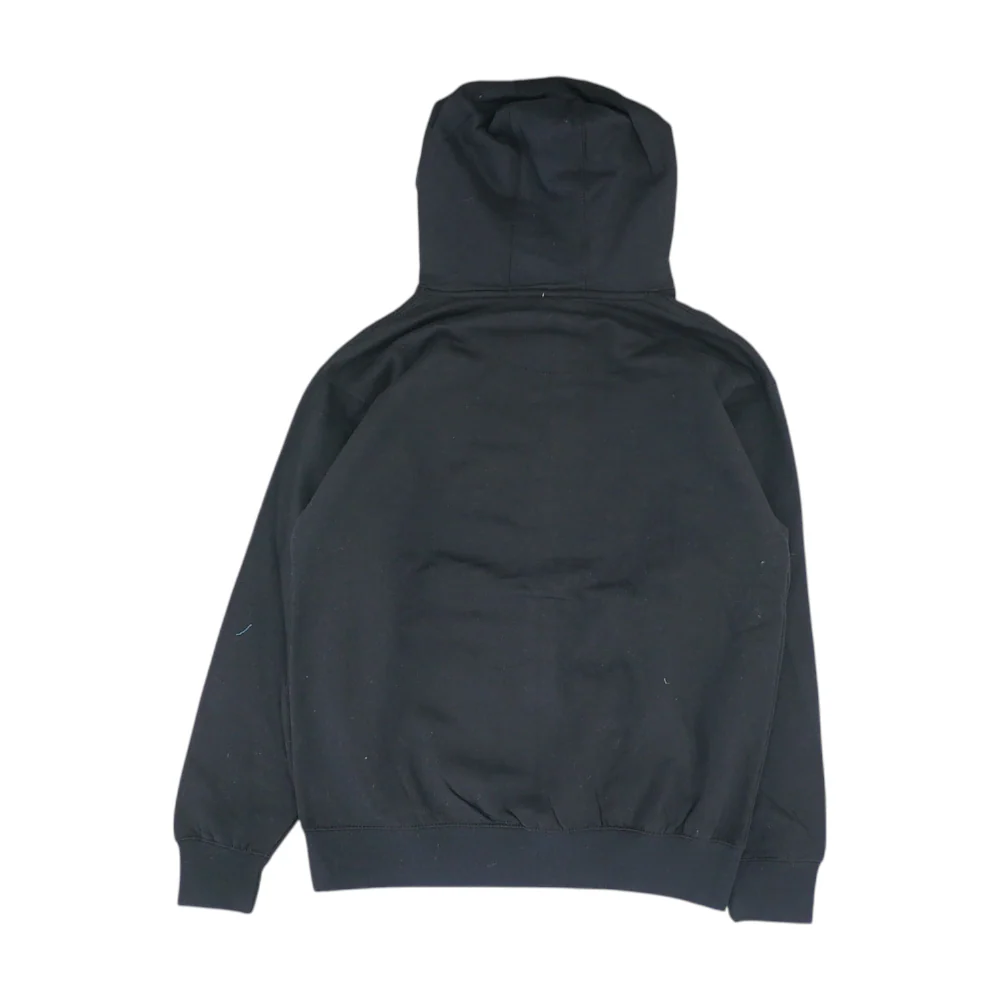 Black Solid Hoodie Pullover - Image 2
