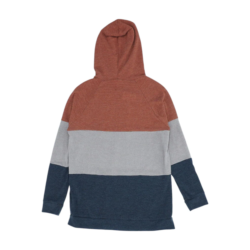 Multi Color Block Hoodie Pullover - Image 2