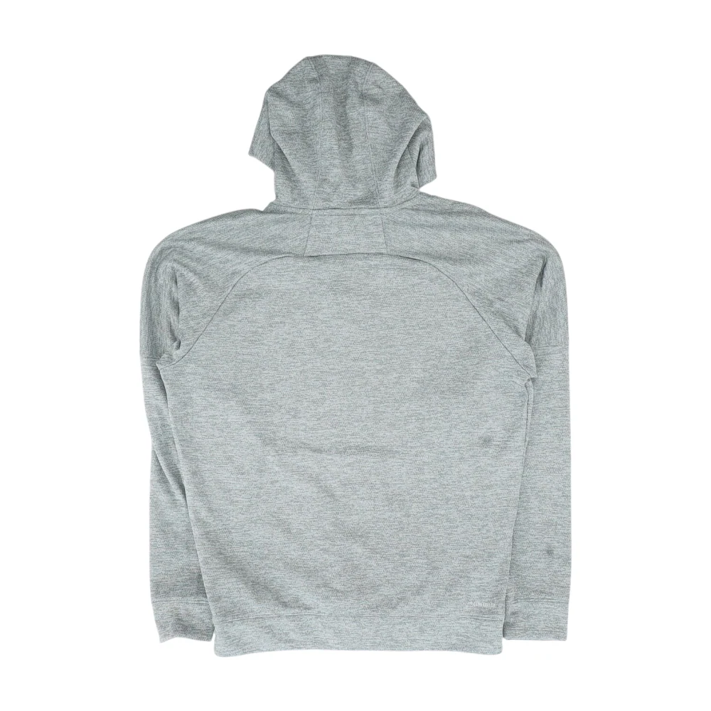 Gray Solid Hoodie Pullover - Image 2