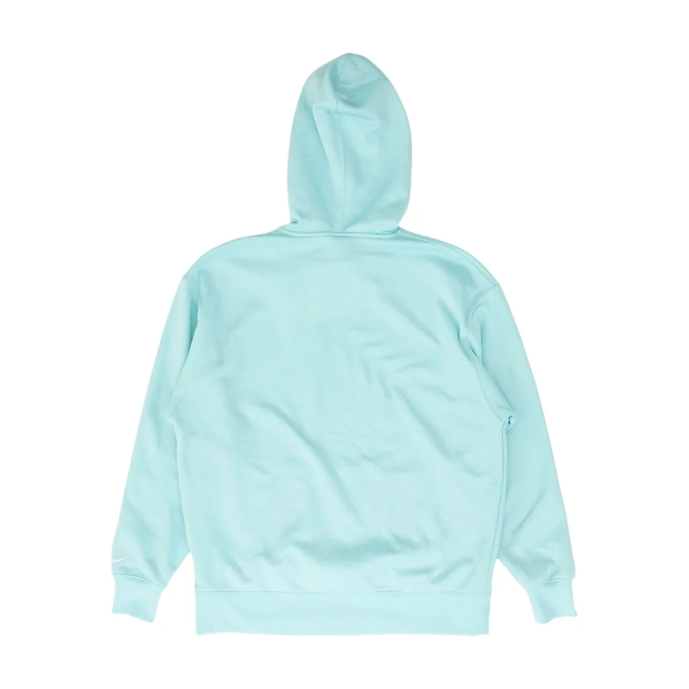 Blue Solid Hoodie Pullover - Image 2