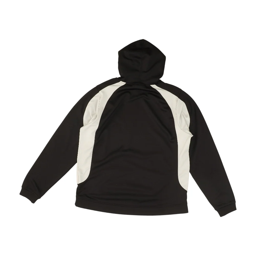 Black Color Block Hoodie Pullover - Image 2