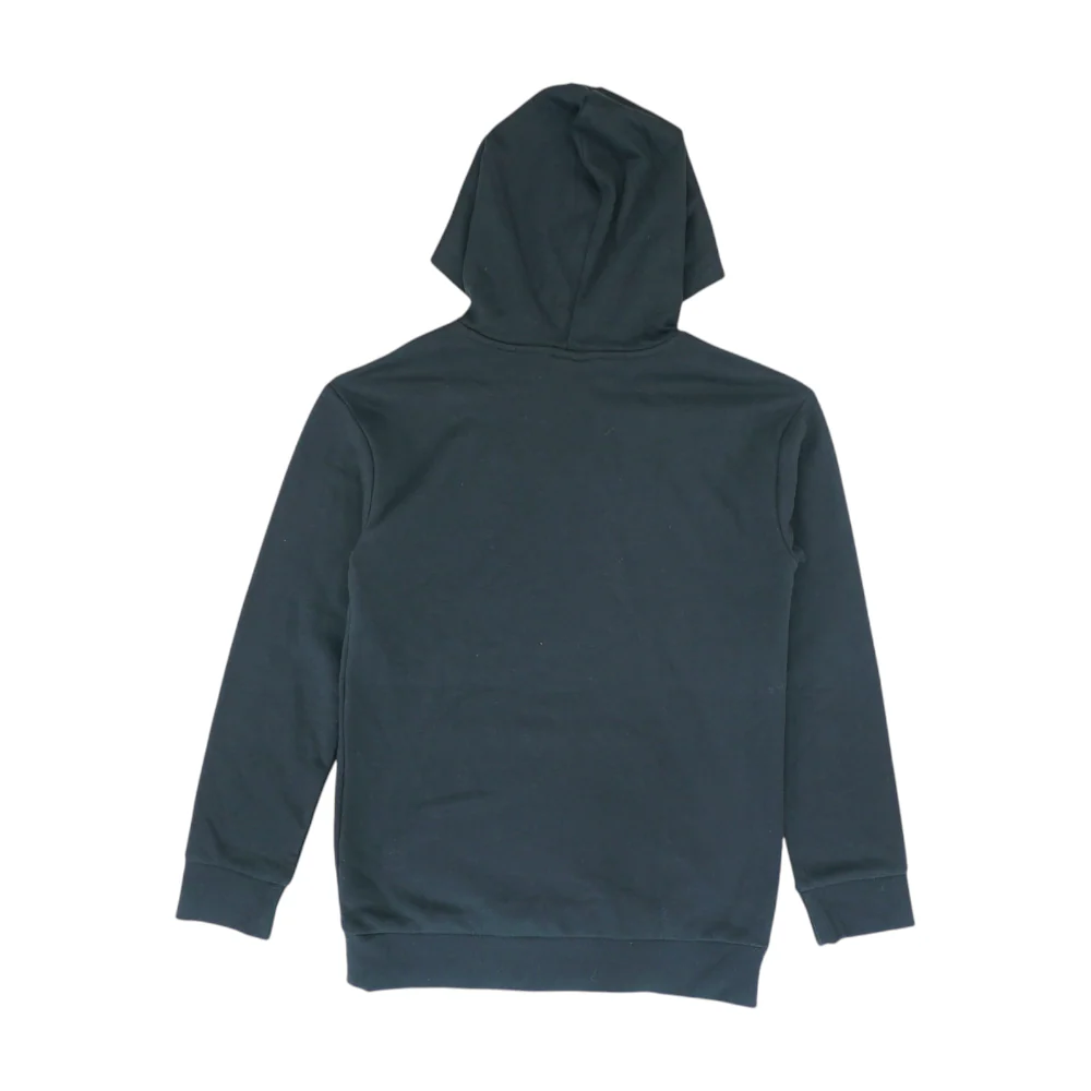 Black Solid Hoodie Pullover - Image 2