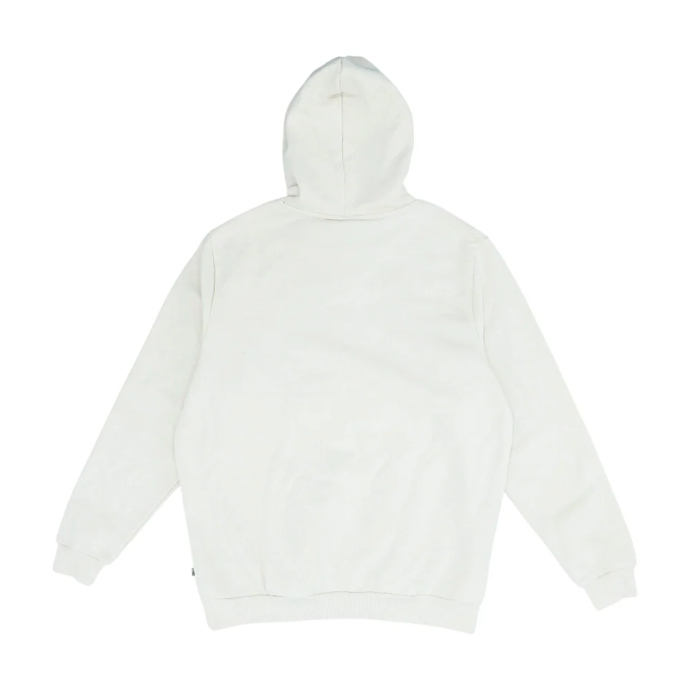 Beige Solid Hoodie Pullover - Image 2
