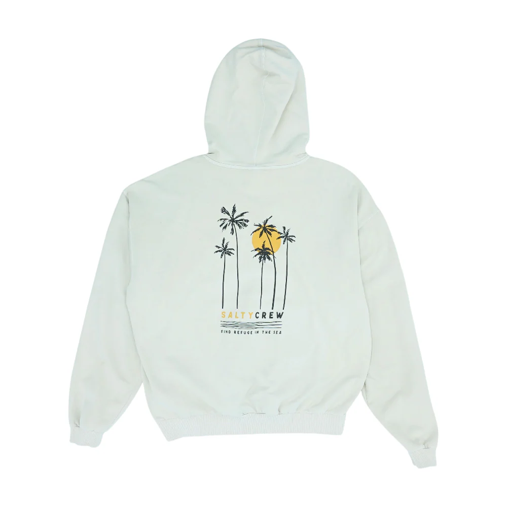 Beige Solid Hoodie Pullover - Image 2