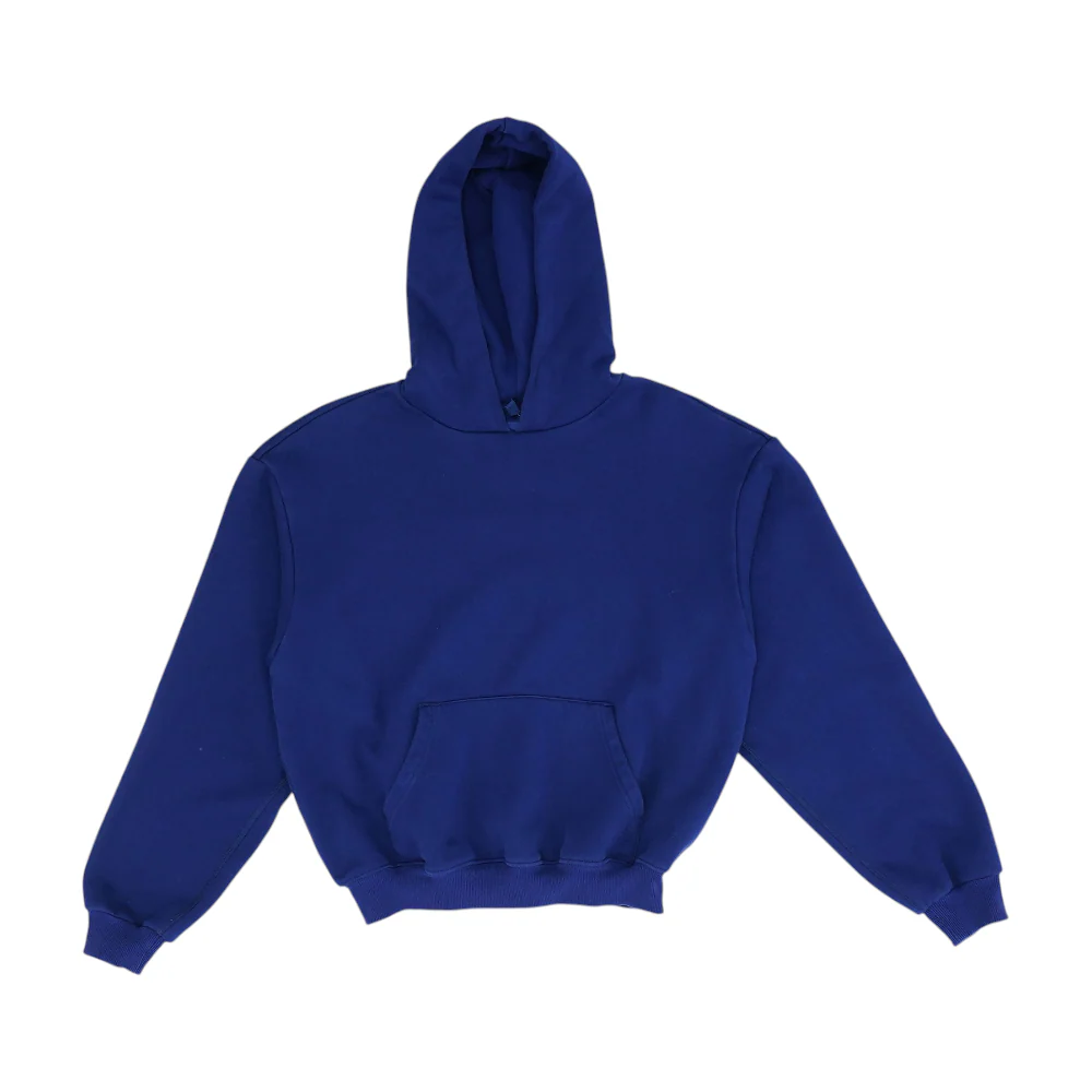 Purple Solid Hoodie Pullover