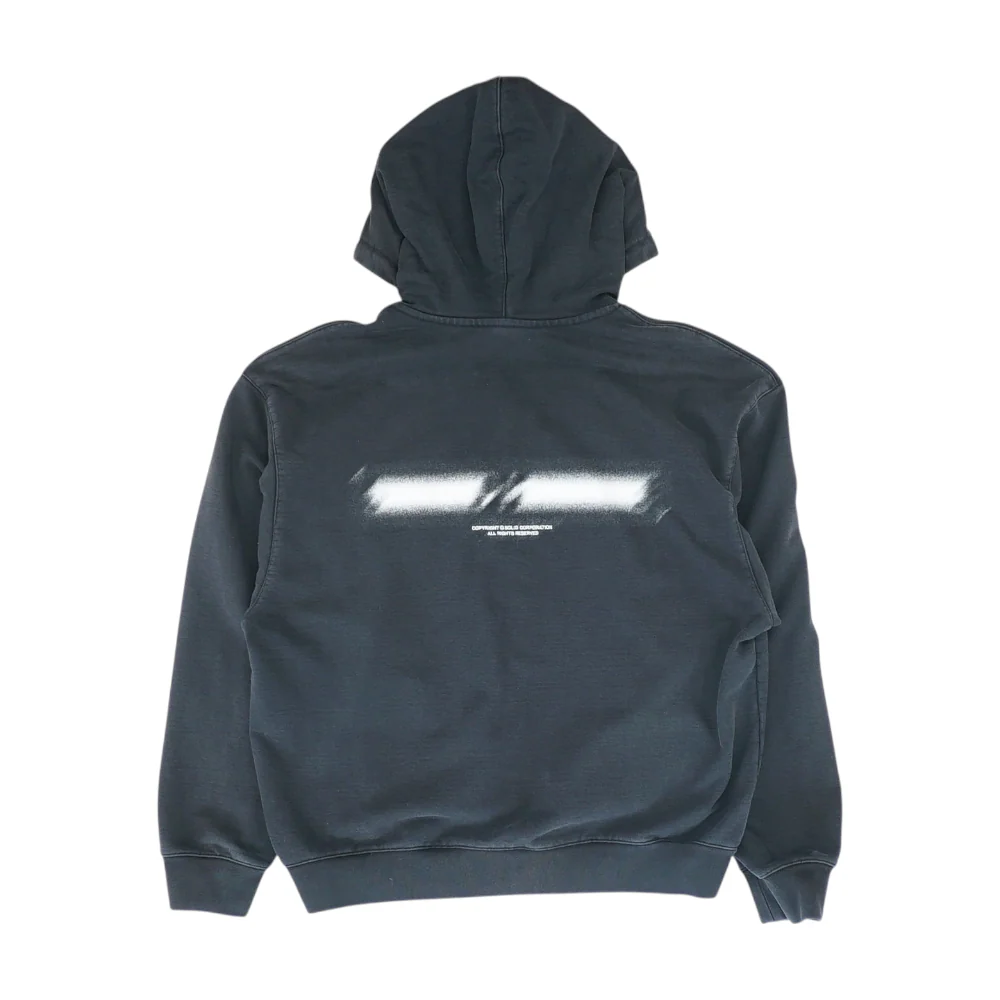 Black Solid Hoodie Pullover - Image 2
