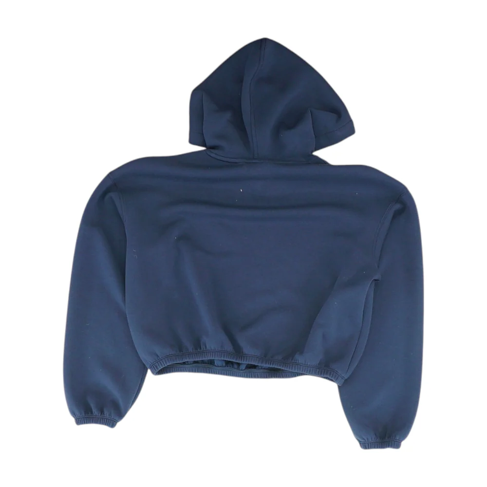Navy Solid Hoodie Pullover - Image 2