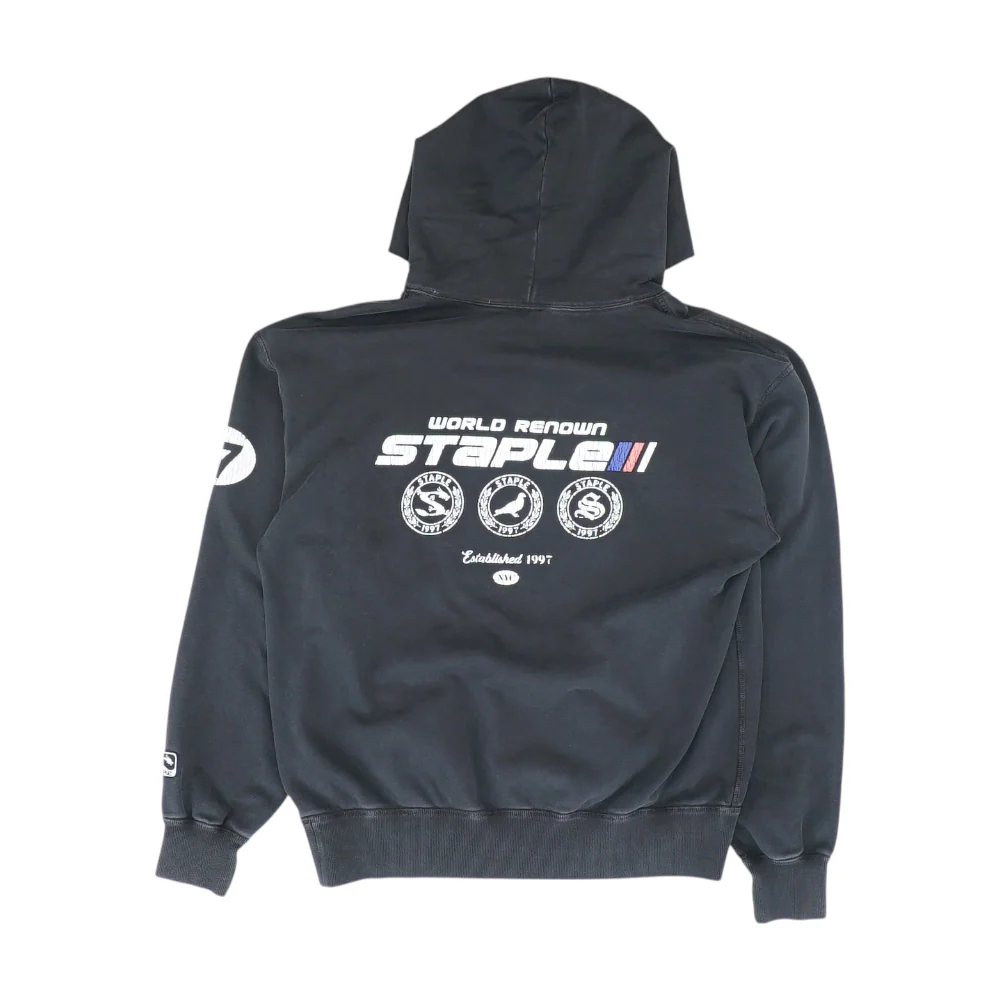 Black Solid Hoodie Pullover - Image 2