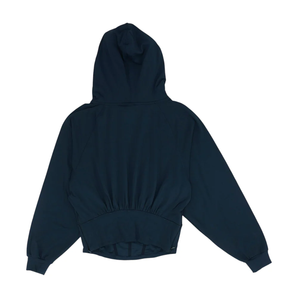Black Solid Hoodie Pullover - Image 2