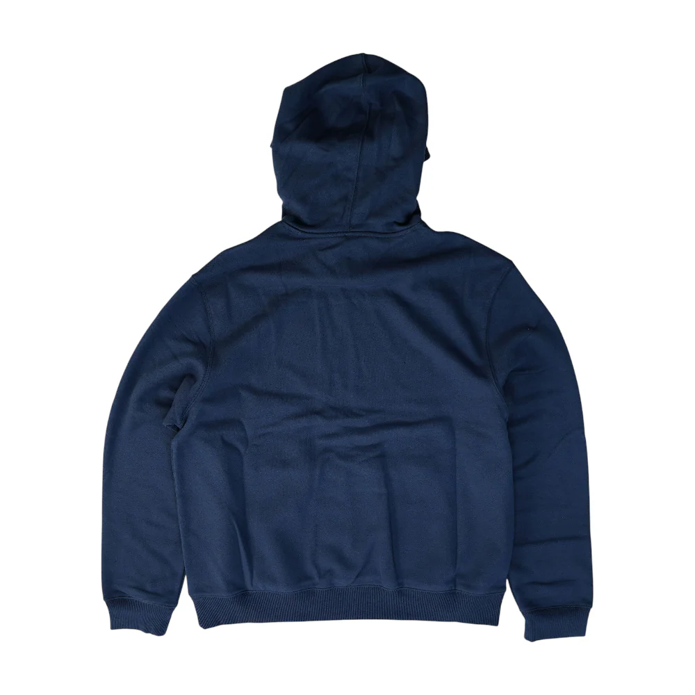 Navy Solid Hoodie Pullover - Image 2