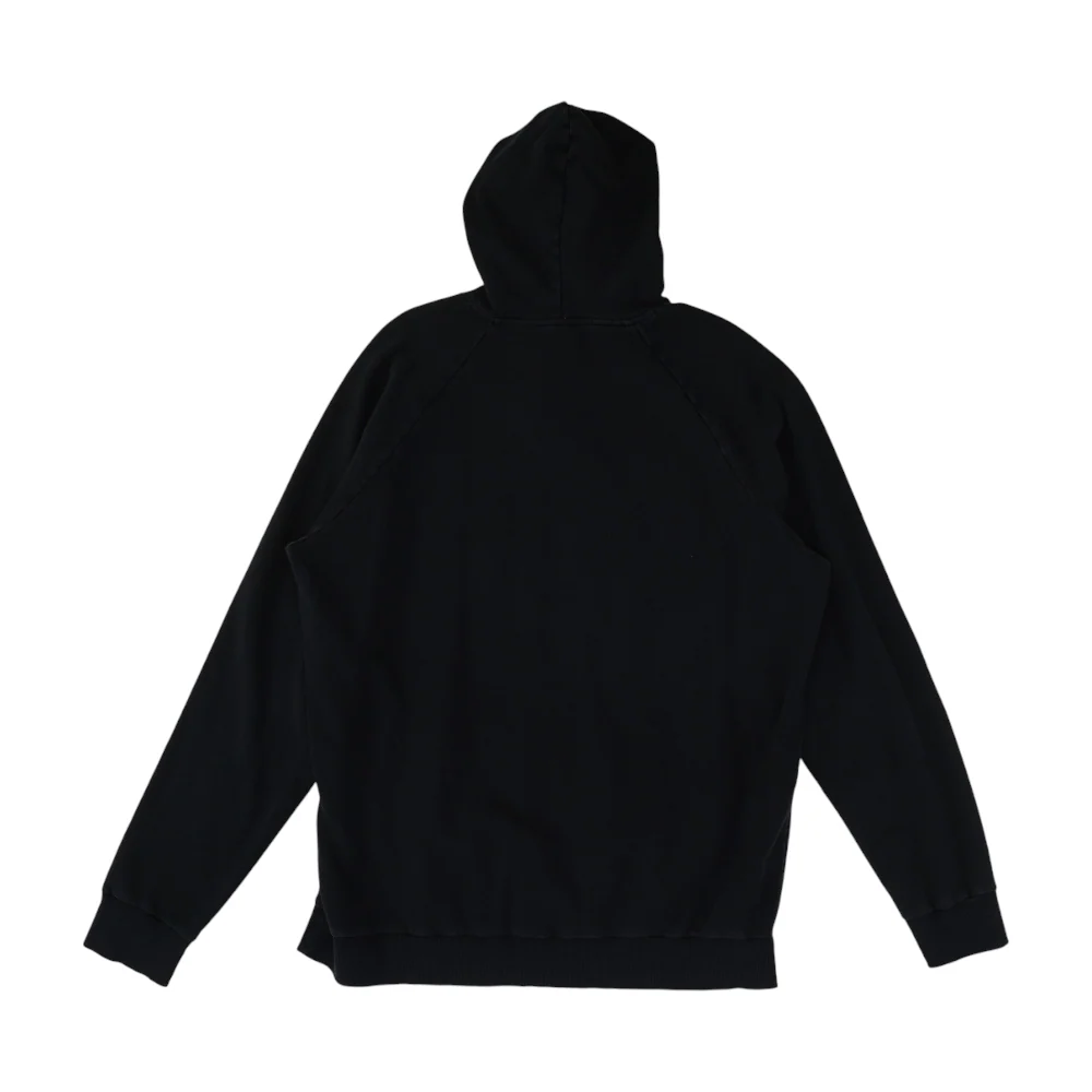 Black Solid Hoodie Pullover - Image 2