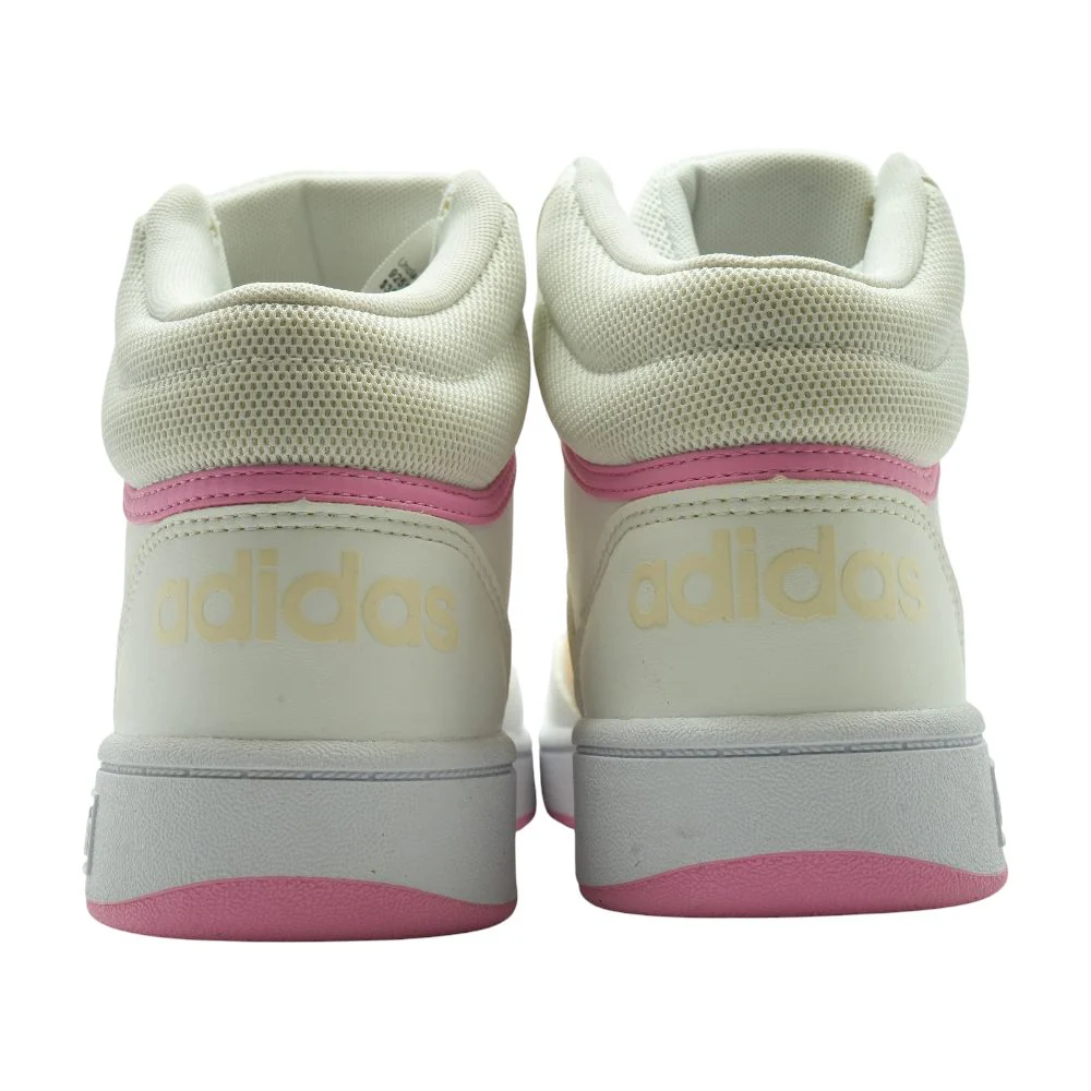 Hoops Mid 3.0 White Athletic Shoes - Image 2