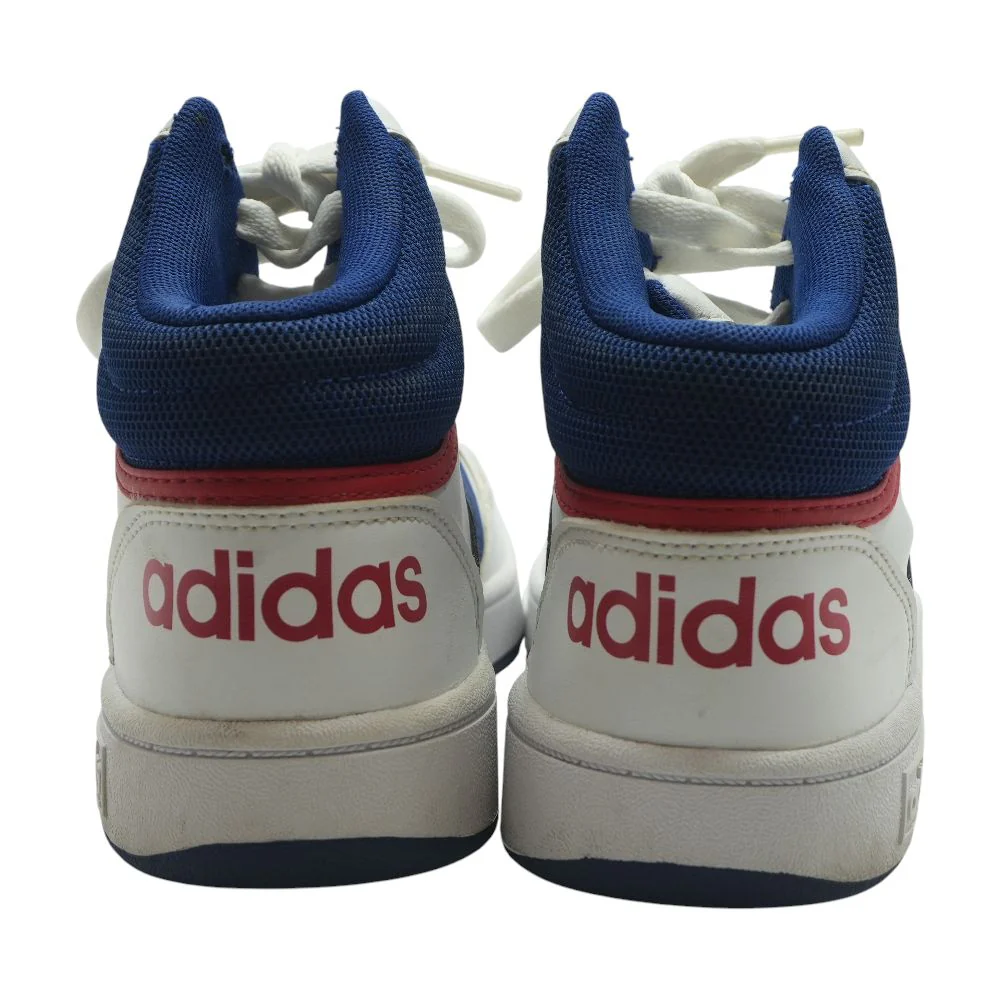 Hoops Mid J White Athletic Shoes - Image 2