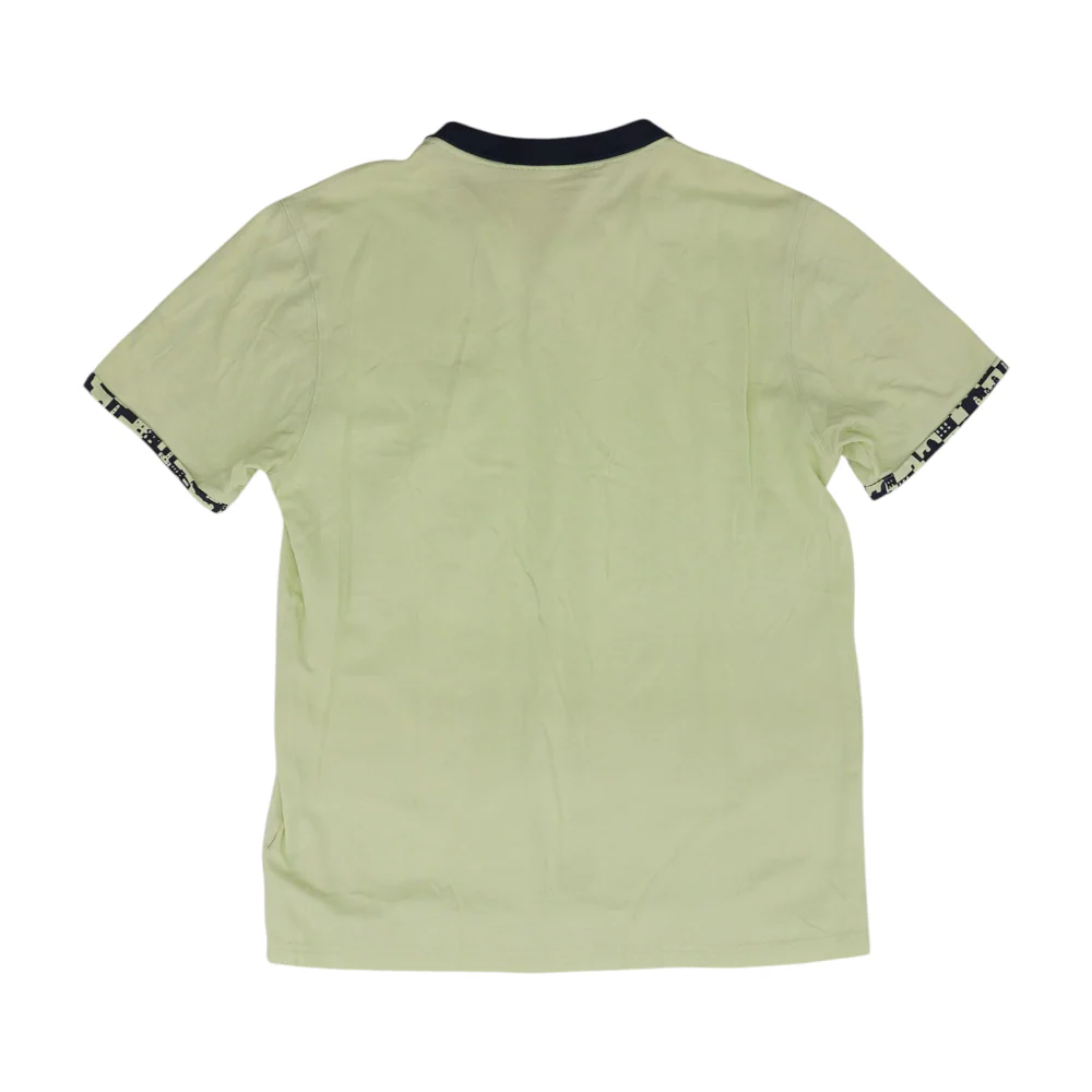 Green Solid Short Sleeve Polo - Image 2