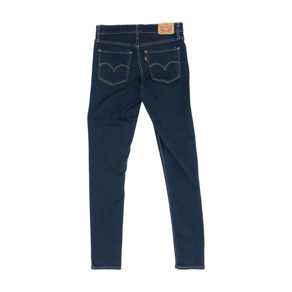 Indigo Mid Rise Skinny Leg Jeans - Image 2