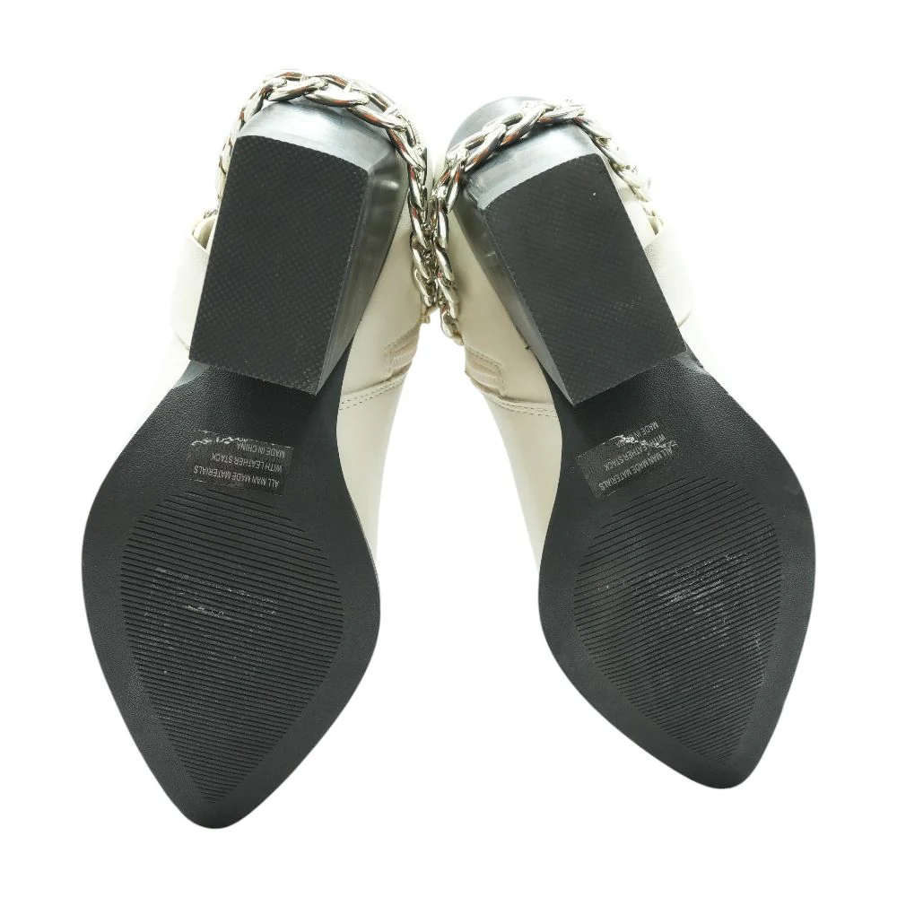 Ivory Ankle Boots - Image 3