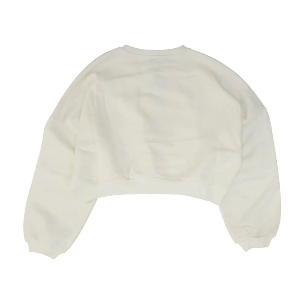 Ivory Embroidery Detail Sweatshirt - Image 2