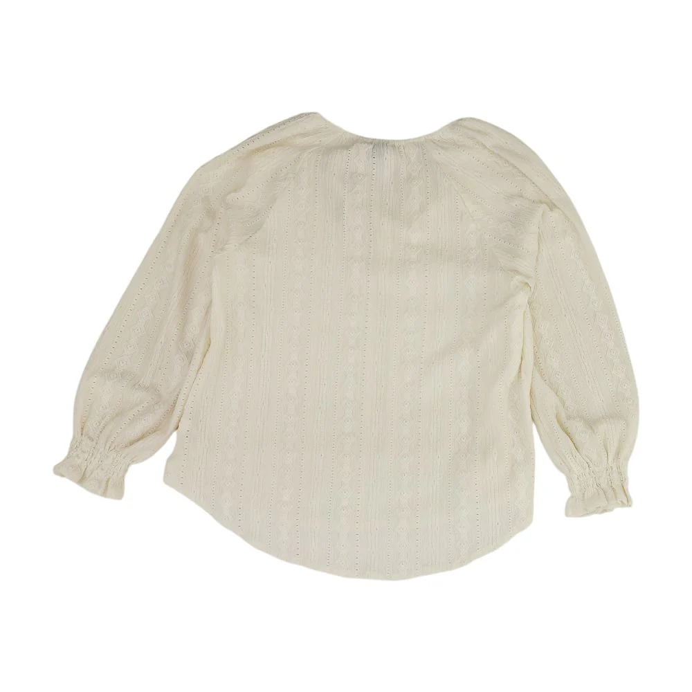 Ivory Eyelet Blouse - Image 2