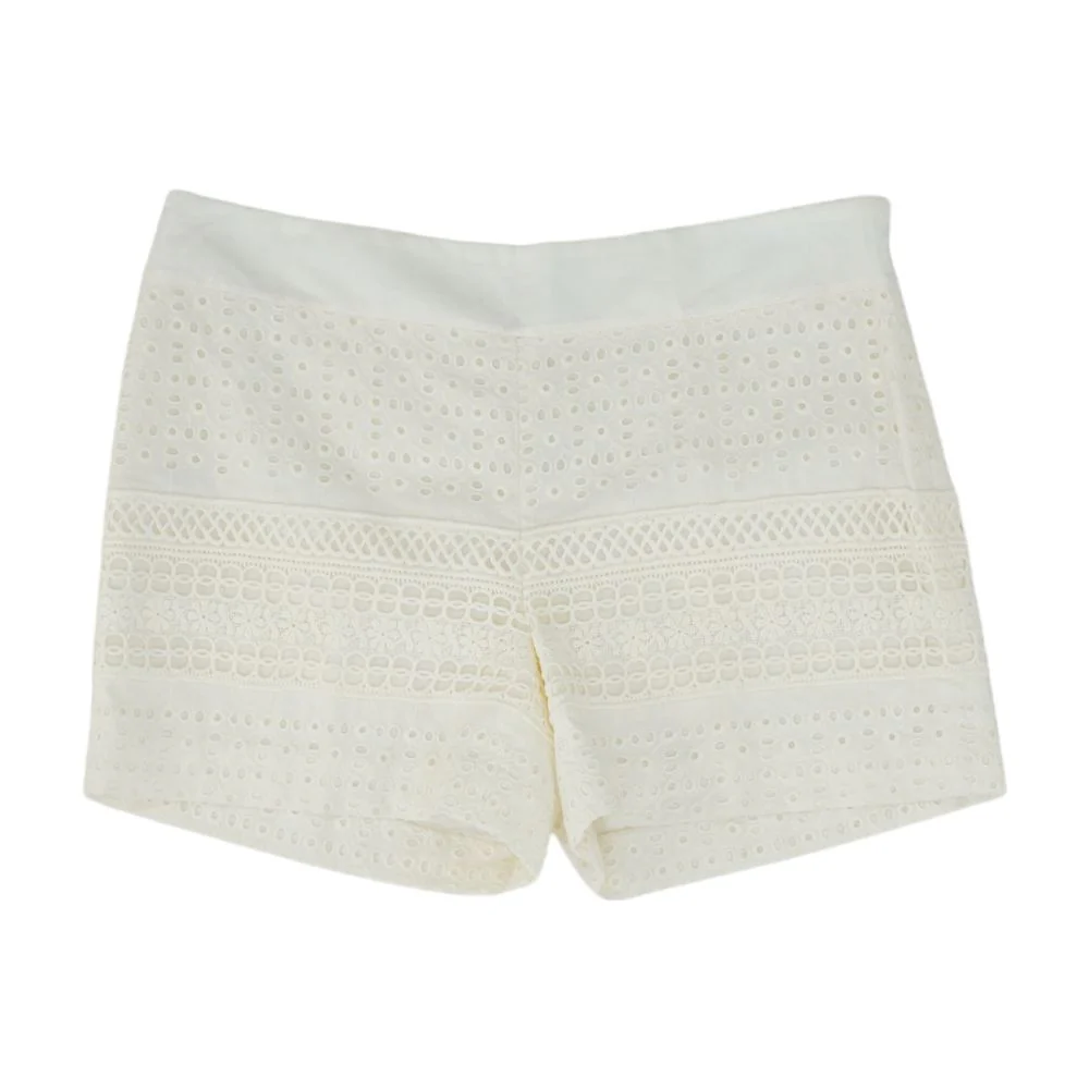 Ivory Eyelet Shorts