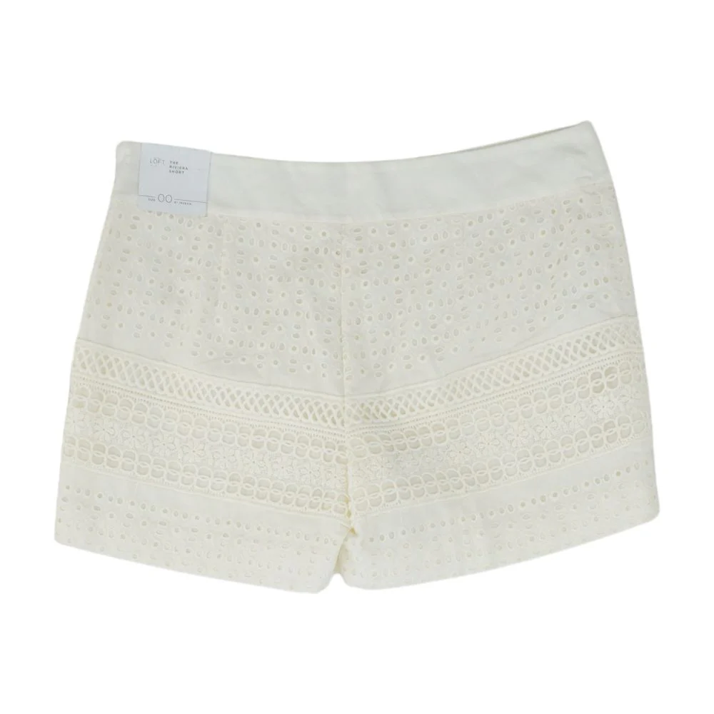 Ivory Eyelet Shorts - Image 2