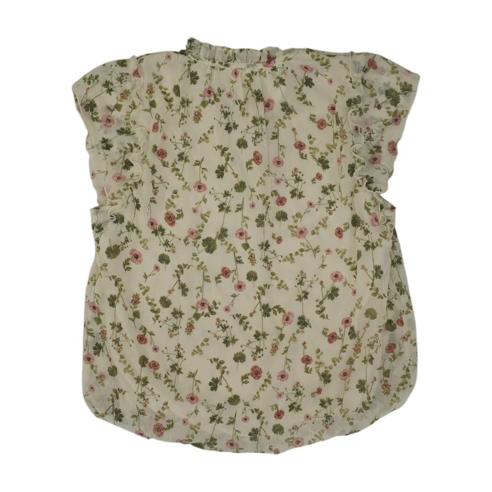 Ivory Floral Blouse - Image 2