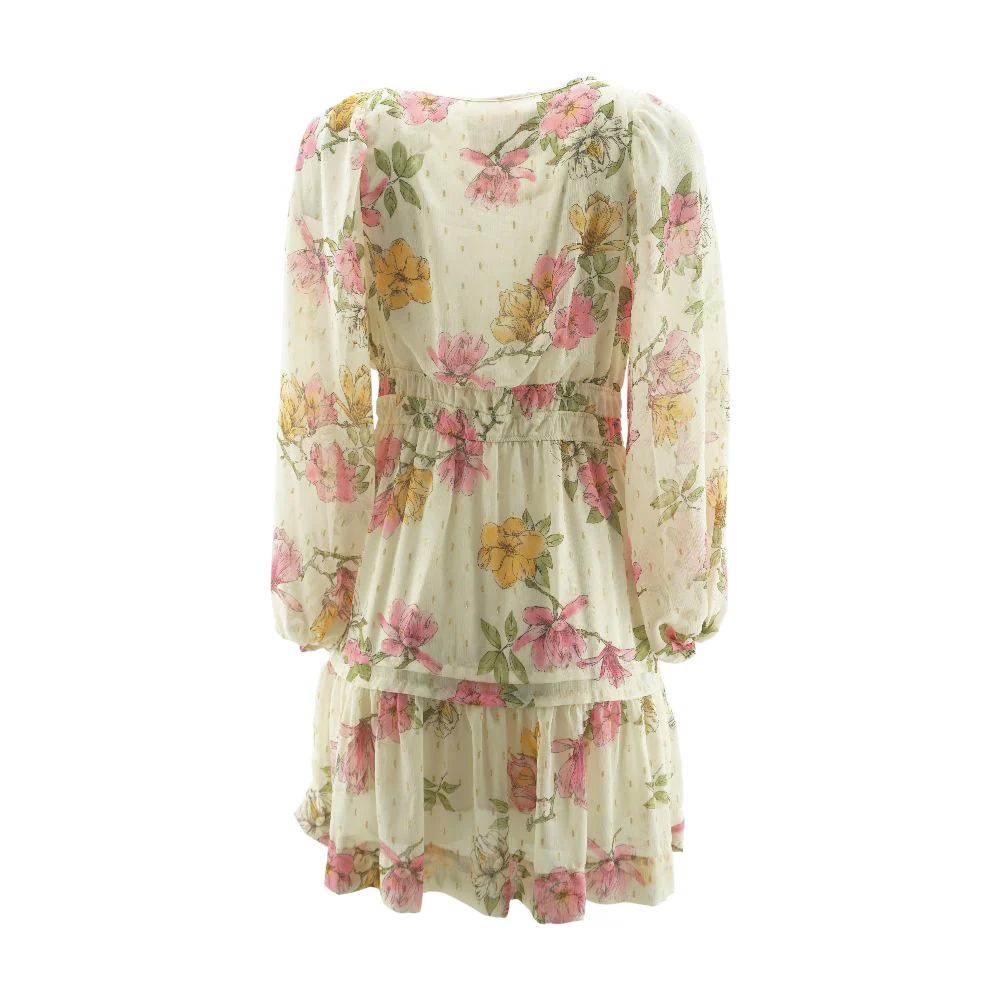 Ivory Floral Mini Dress - Image 2