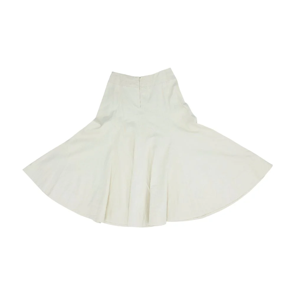 Ivory Maxi Skirt - Image 2