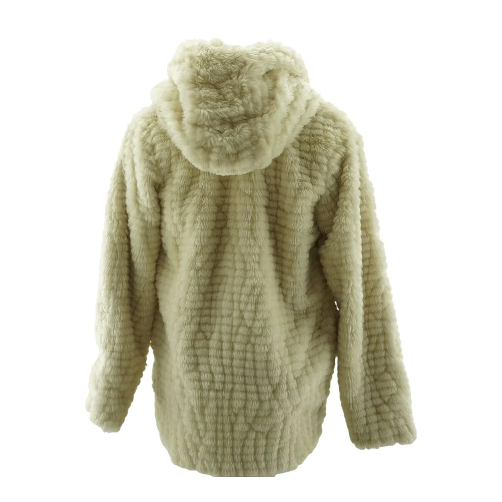 Ivory Solid Bomber Jacket - Image 2
